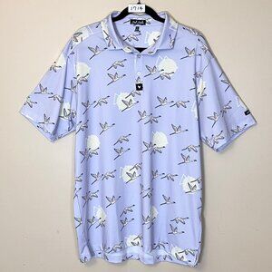 Bad Birdie Relief Goosen Golf Polo Shirt - Men's Size XL - Purple  New without t